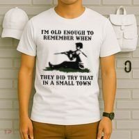 Kyle Rittenhouse Im Old Enough To Remember When They Did Try That In A Town T-Shirt thumb 6