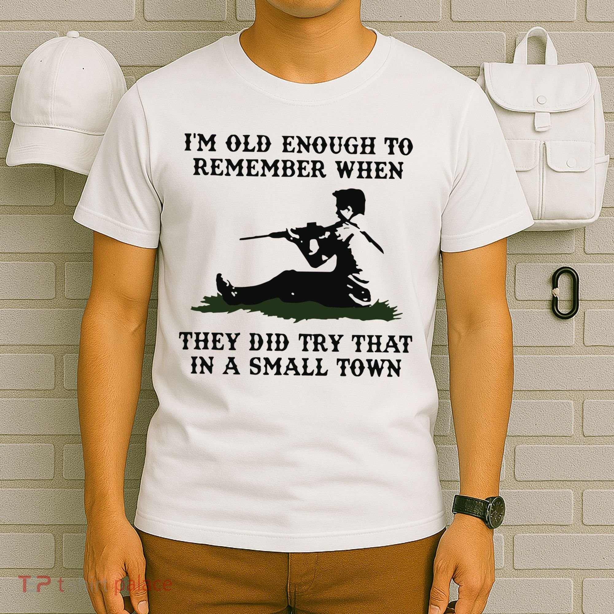 Kyle Rittenhouse Im Old Enough To Remember When They Did Try That In A Town T-Shirt