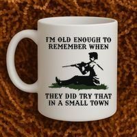 Kyle Rittenhouse Im Old Enough To Remember When They Did Try That In A Town Coffee Mug thumb 2