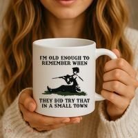 Kyle Rittenhouse Im Old Enough To Remember When They Did Try That In A Town Coffee Mug thumb 3