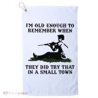 Kyle Rittenhouse Im Old Enough To Remember When They Did Try That In A Town Golf Towel thumb 0