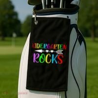 Kindergarten Rocks Golf Towel thumb 2