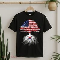 Korean Roots Korean American Korea Flag Men Women T-Shirt thumb 2