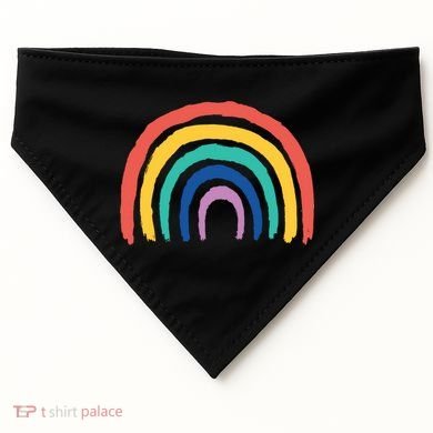 Kids Rainbow USA-Made Doggie Bandana