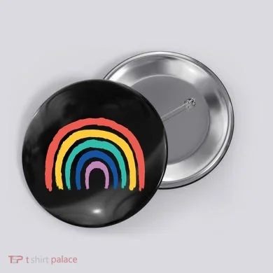 Kids Rainbow Button