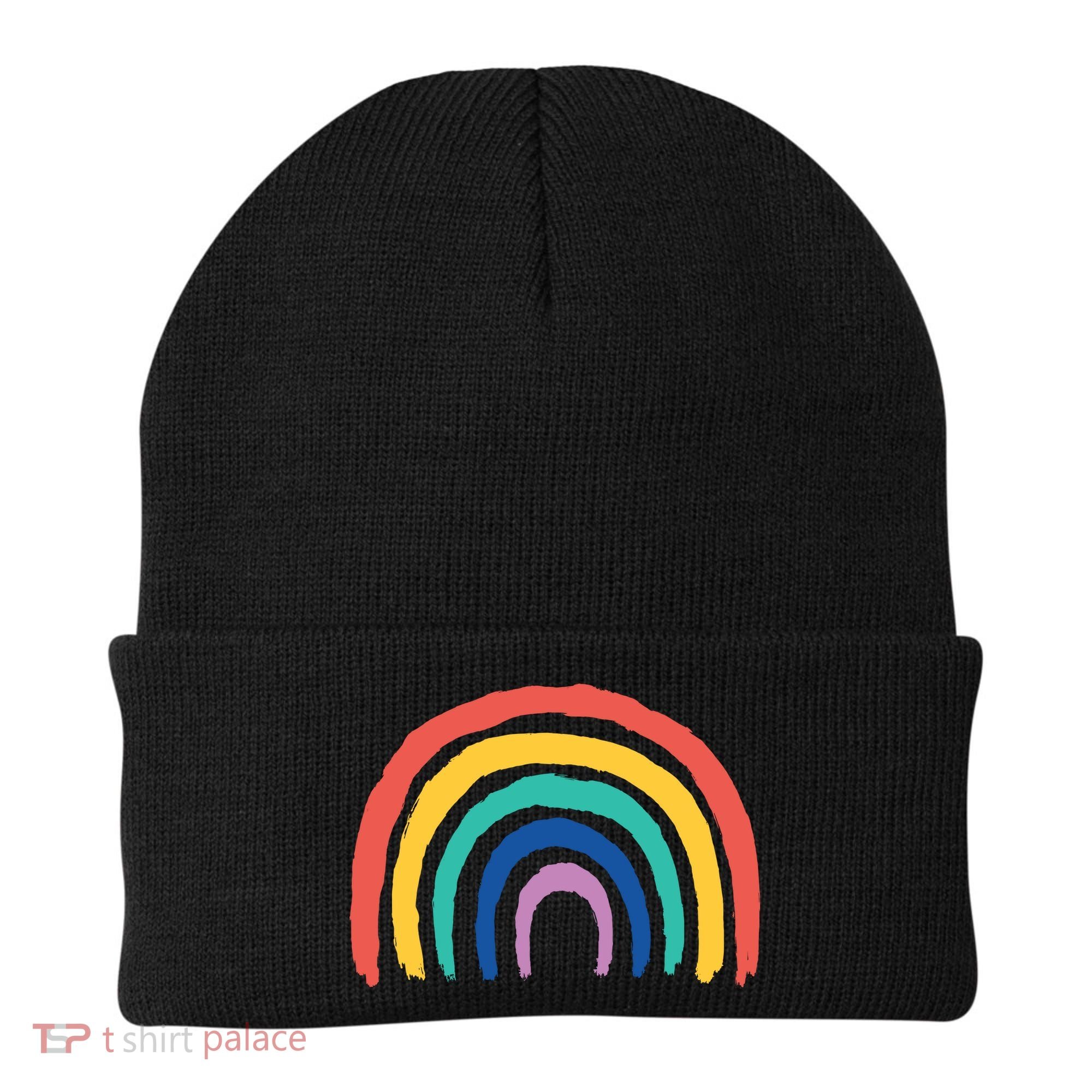 Kids Rainbow Beanie