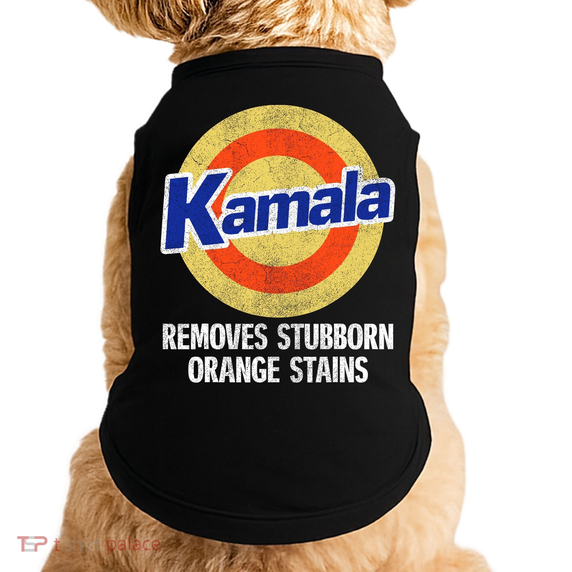Kamala Removes Nasty Orange Stains Doggie Tank