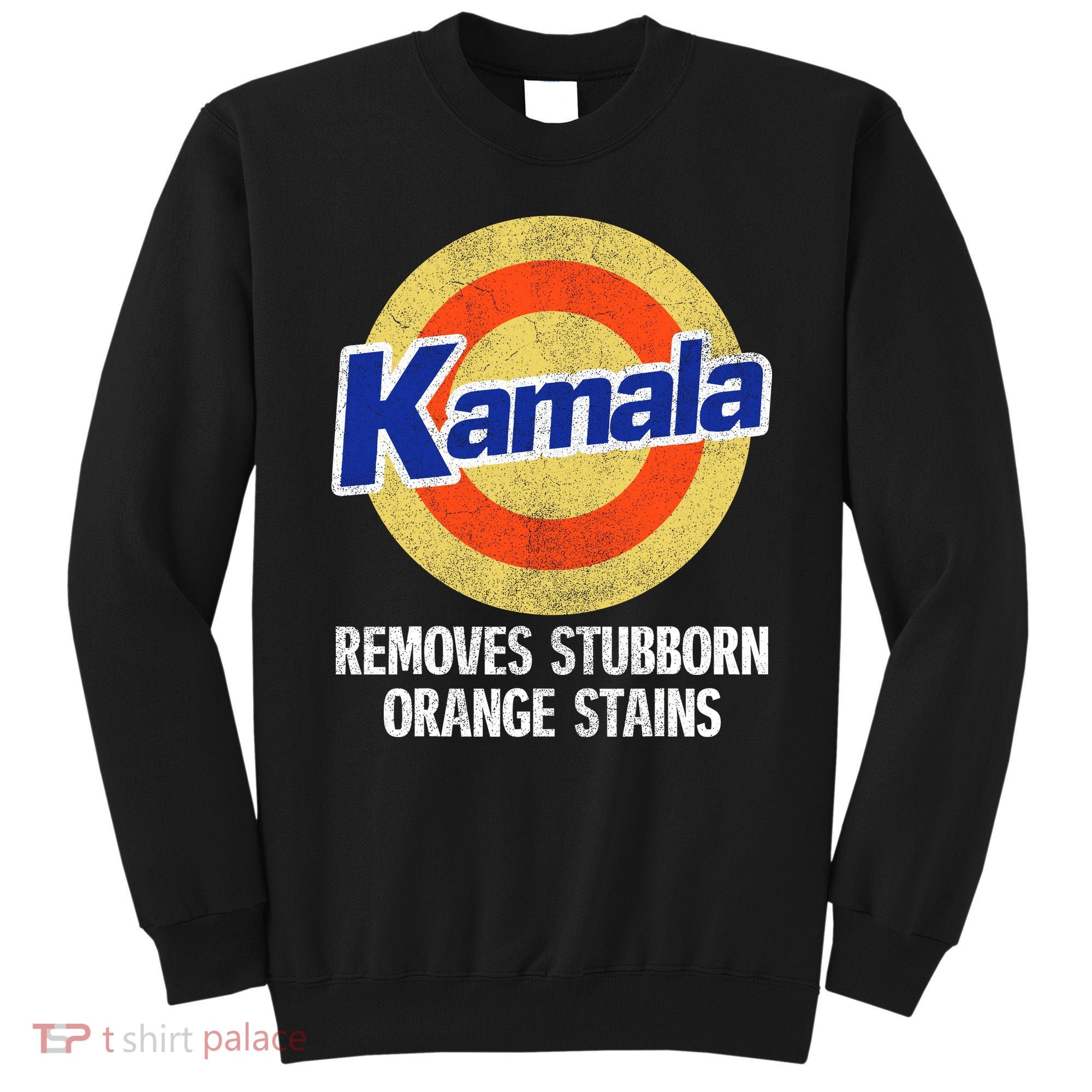 Kamala Removes Nasty Orange Stains Sweatshirt