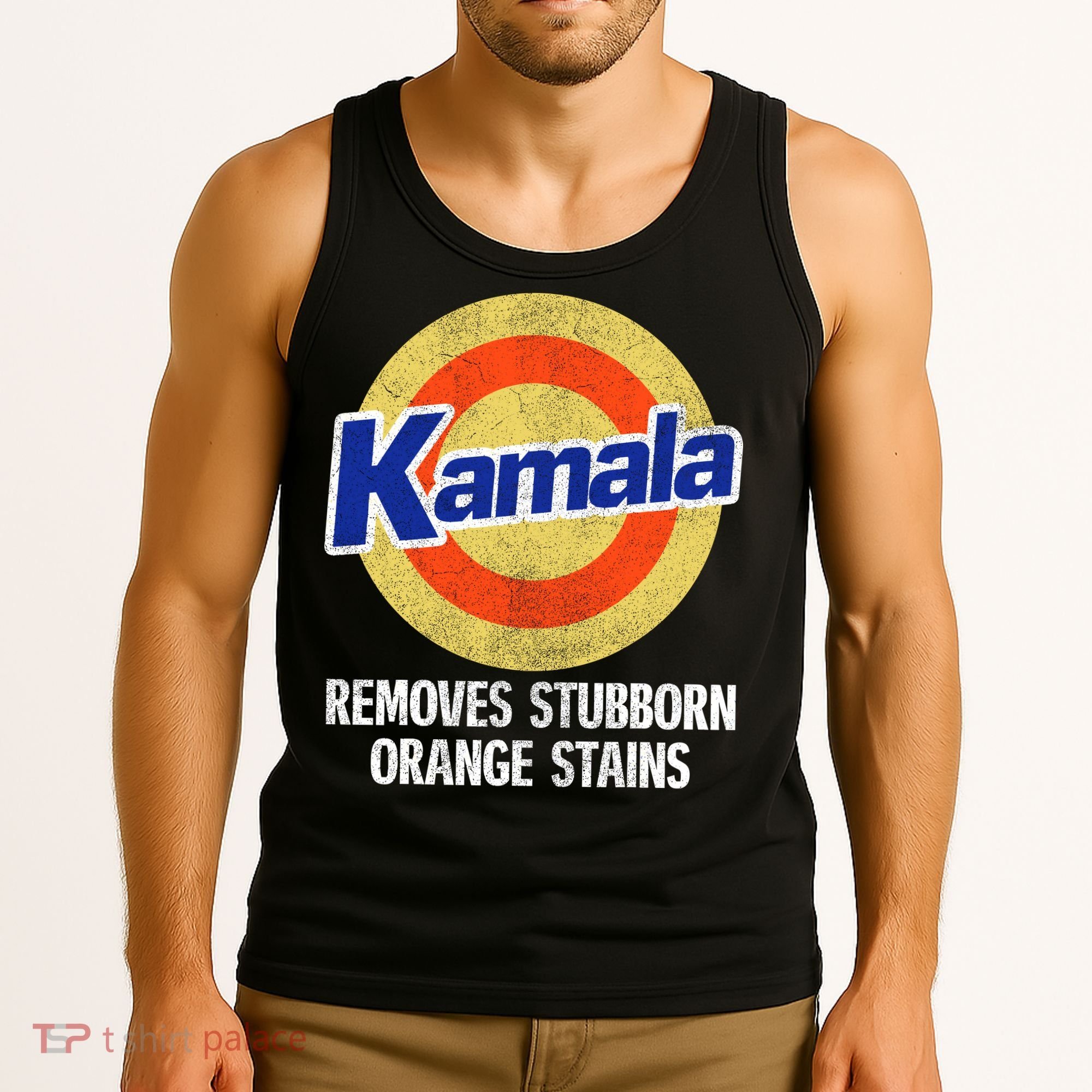 Kamala Removes Nasty Orange Stains Tank Top