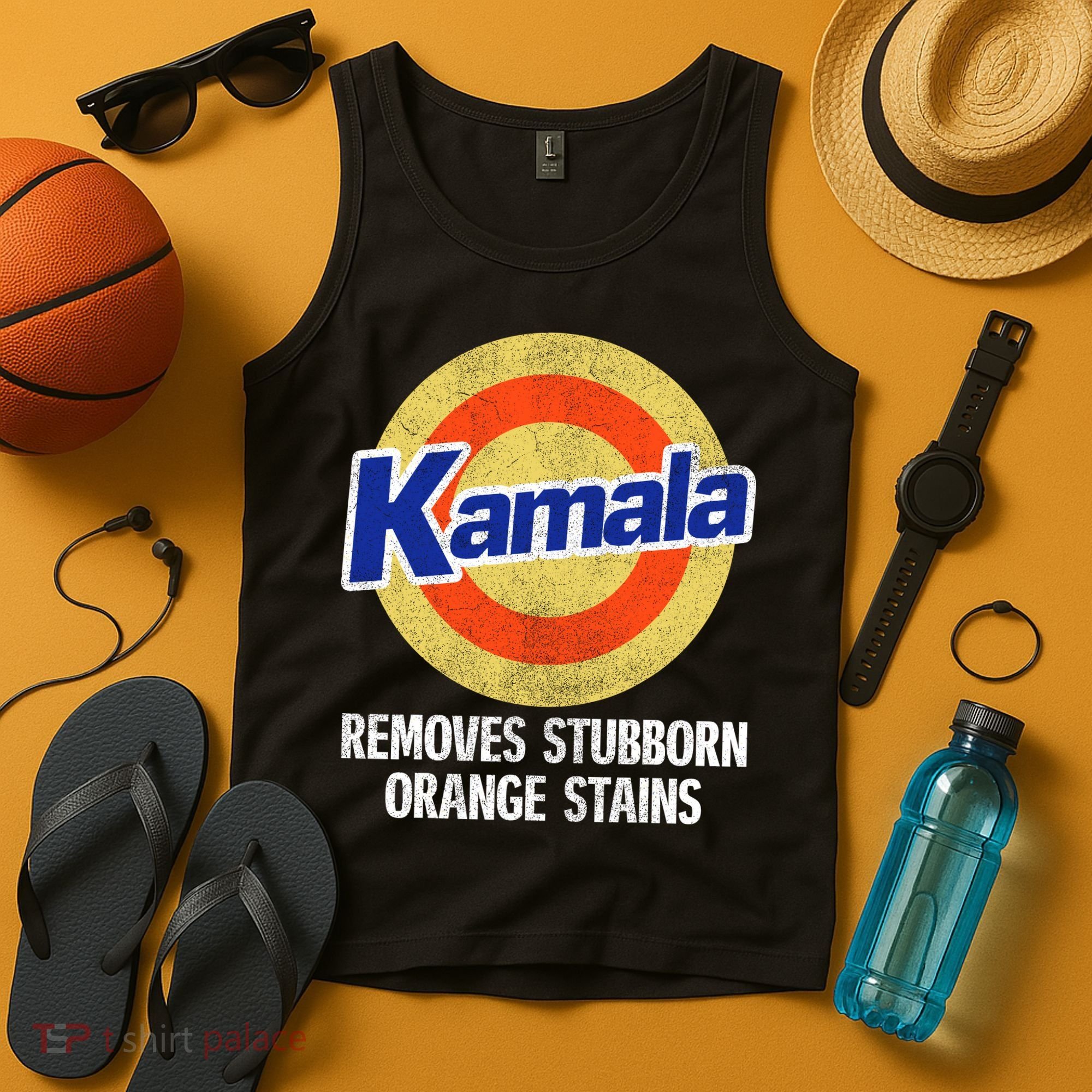 Kamala Removes Nasty Orange Stains Tank Top