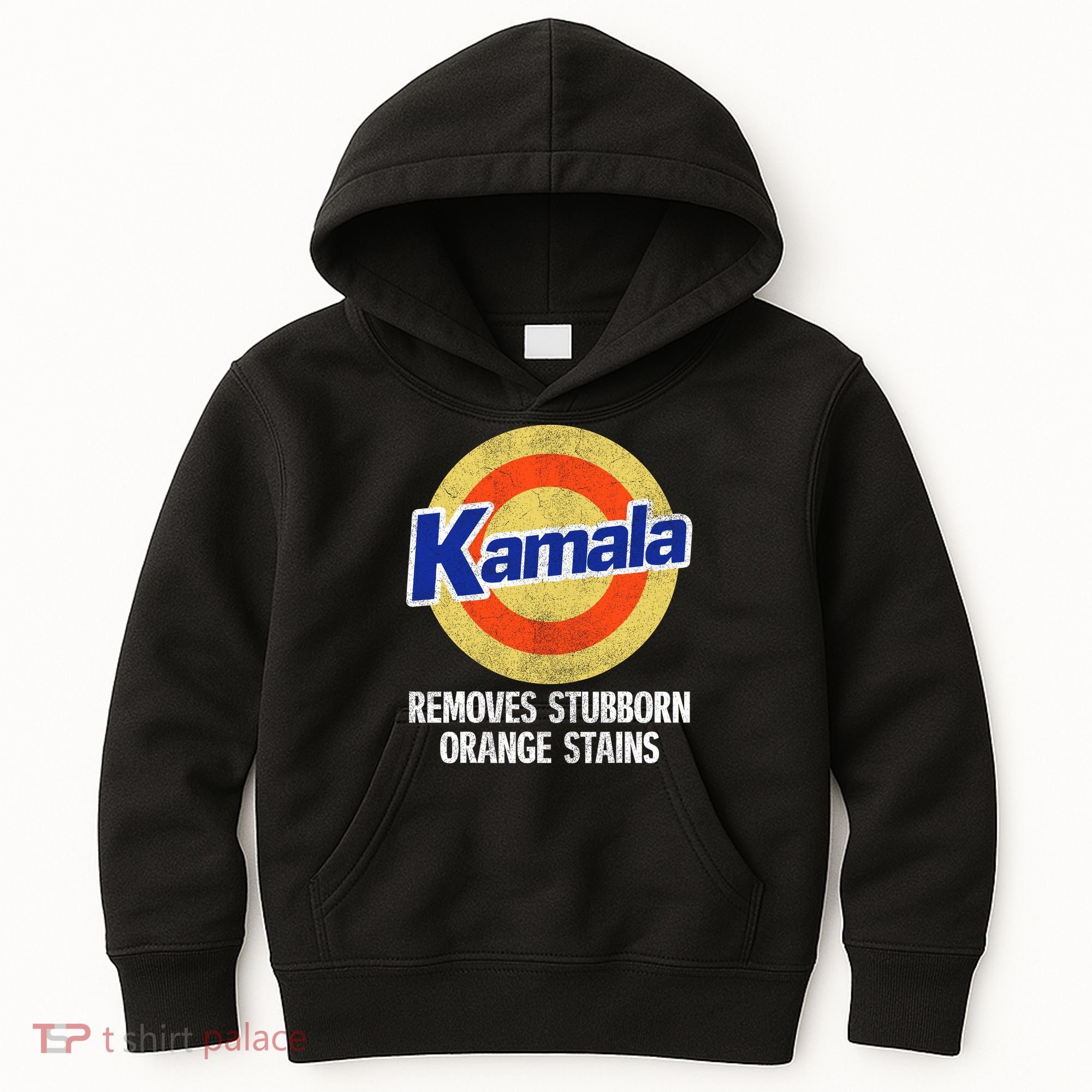 Kamala Removes Nasty Orange Stains Kids Hoodie