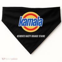 Kamala Removes Nasty Orange Stains Funny USA-Made Doggie Bandana thumb 0