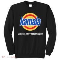 Kamala Removes Nasty Orange Stains Funny Sweatshirt thumb 0