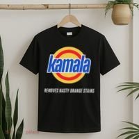 Kamala Removes Nasty Orange Stains Funny T-Shirt thumb 2