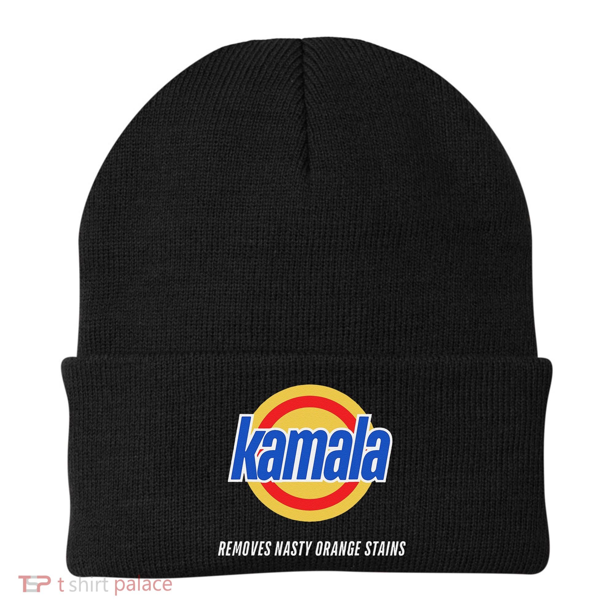 Kamala Removes Nasty Orange Stains Funny Beanie