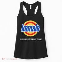 Kamala Removes Nasty Orange Stains Funny Women's Tank Top thumb 0