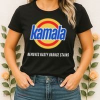 Kamala Removes Nasty Orange Stains Funny Women's T-Shirt thumb 2