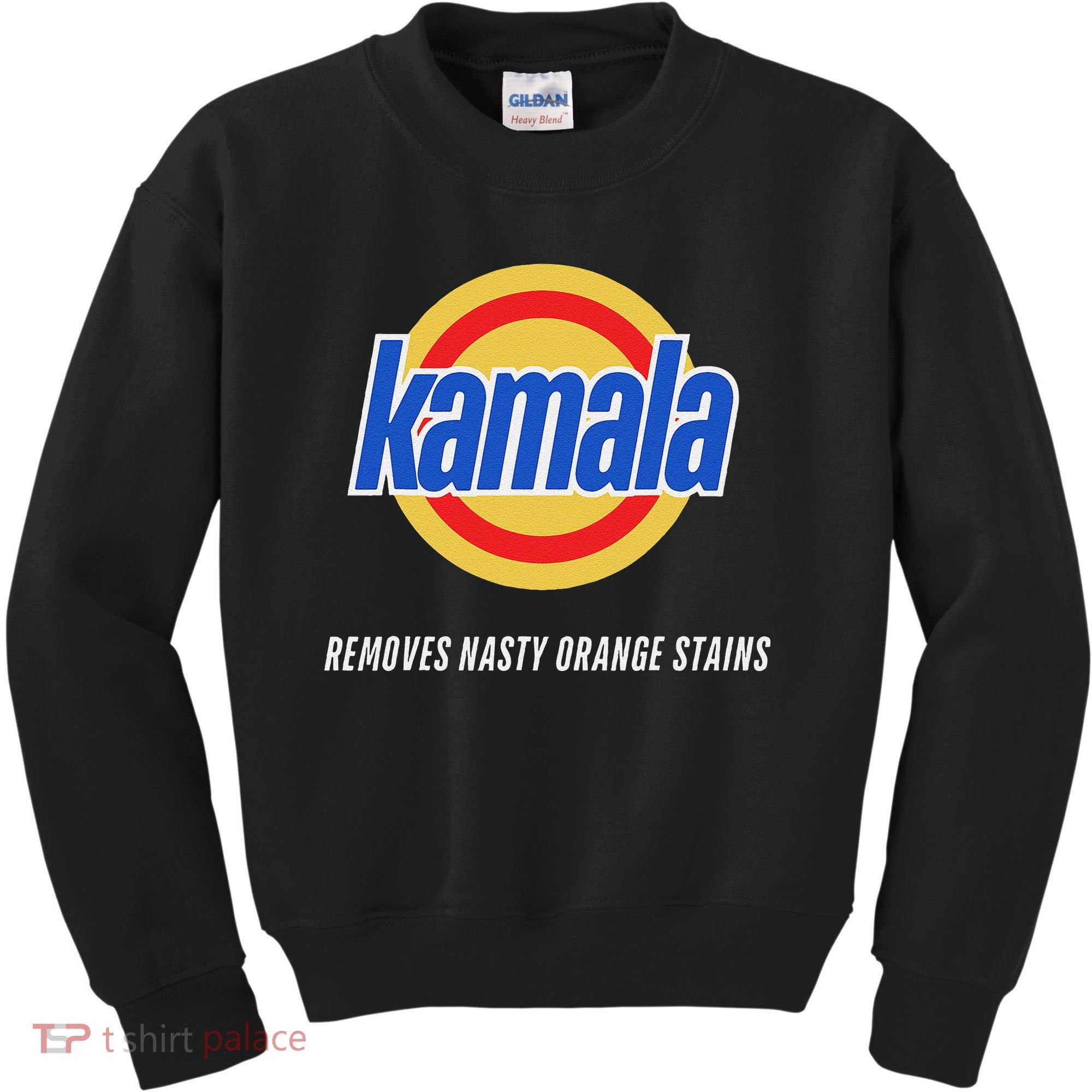 Kamala Removes Nasty Orange Stains Funny Kids Sweatshirt