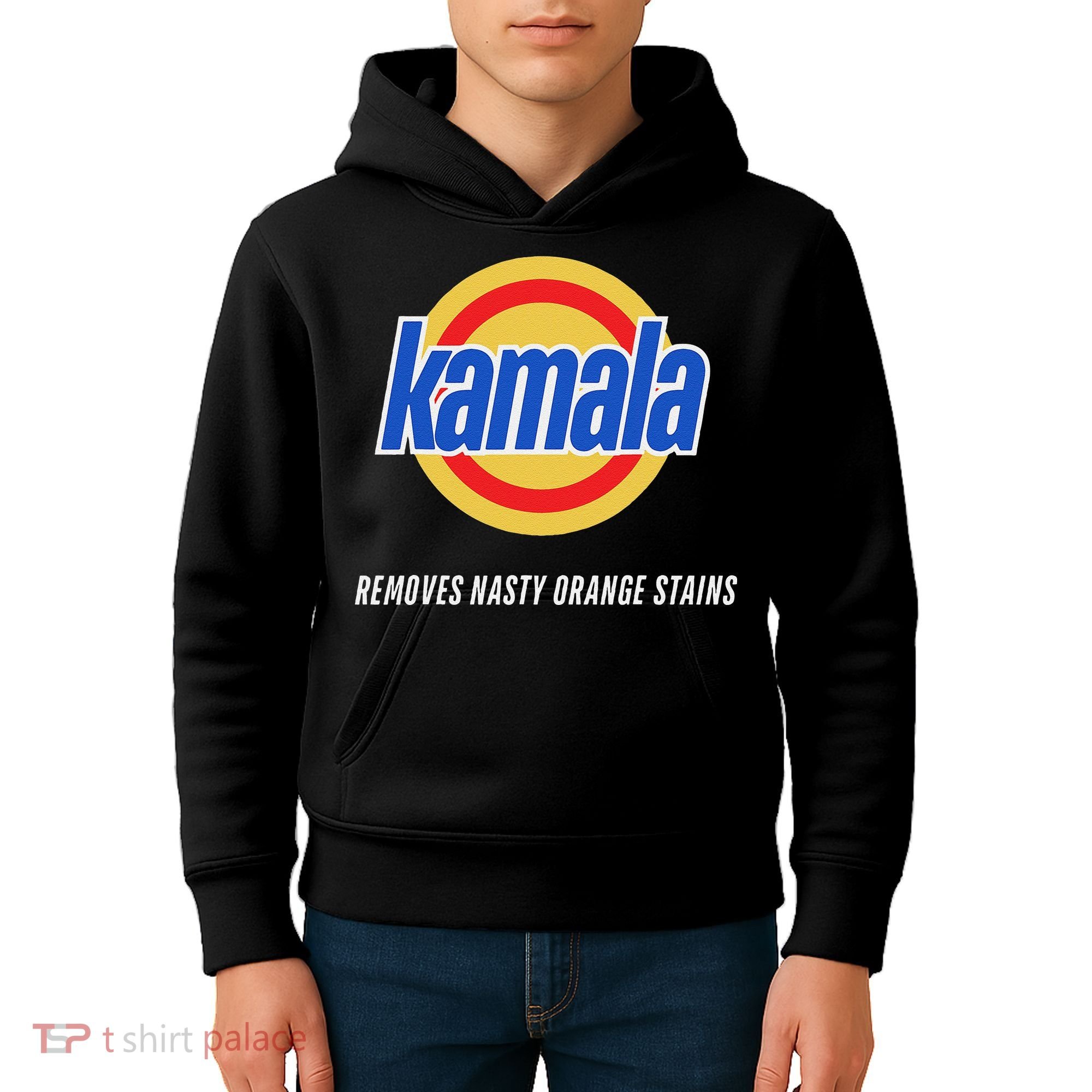 Kamala Removes Nasty Orange Stains Funny Kids Hoodie