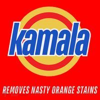 Kamala Removes Nasty Orange Stains Funny Santa Hat thumb 1