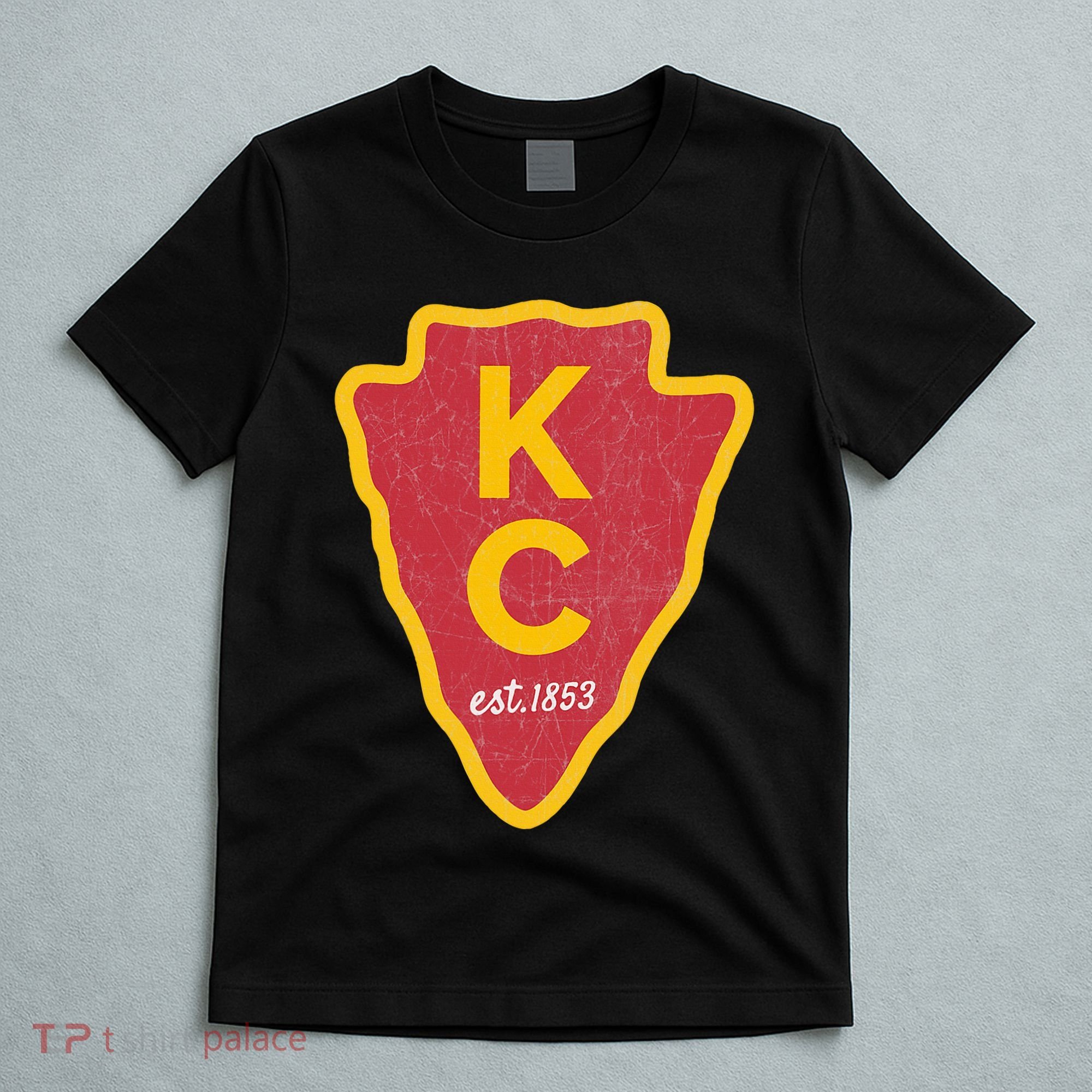 Kc Red Original Red Kansas City Kc Unique Est 1853 Kc Local T-Shirt