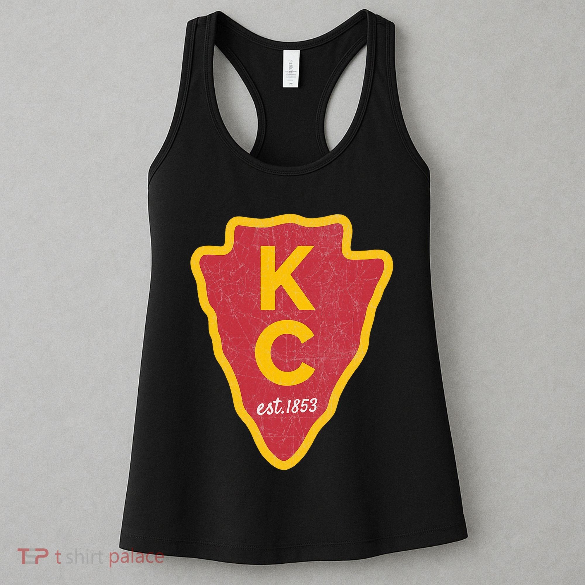 Kc Red Original Red Kansas City Kc Unique Est 1853 Kc Local Women's Tank Top