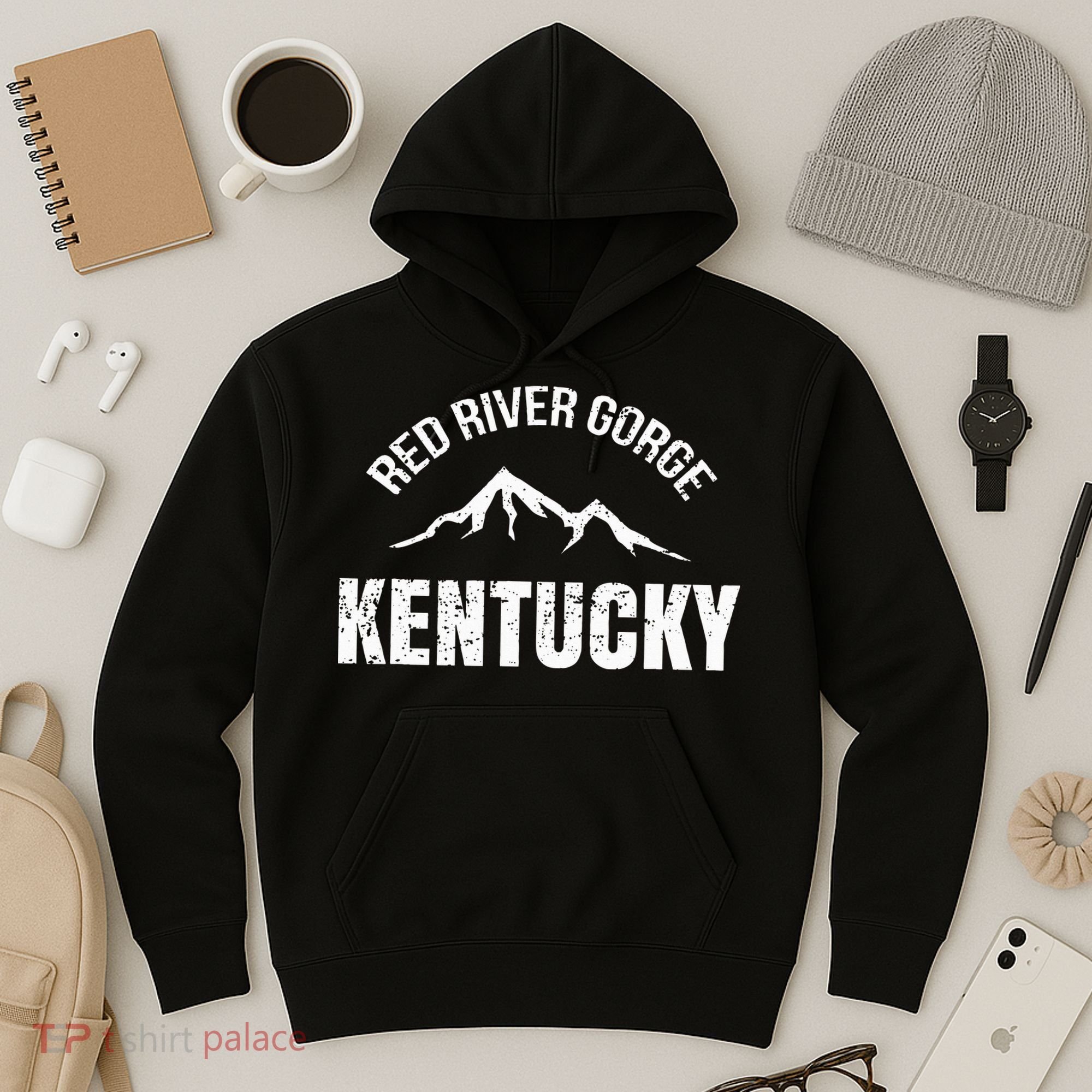 Kentucky Red River Gorge Canyon Daniel Boone Hoodie