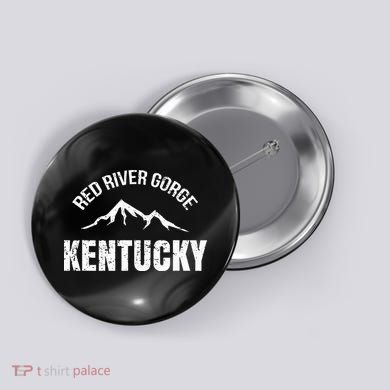 Kentucky Red River Gorge Canyon Daniel Boone Button