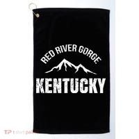 Kentucky Red River Gorge Canyon Daniel Boone Golf Towel thumb 0