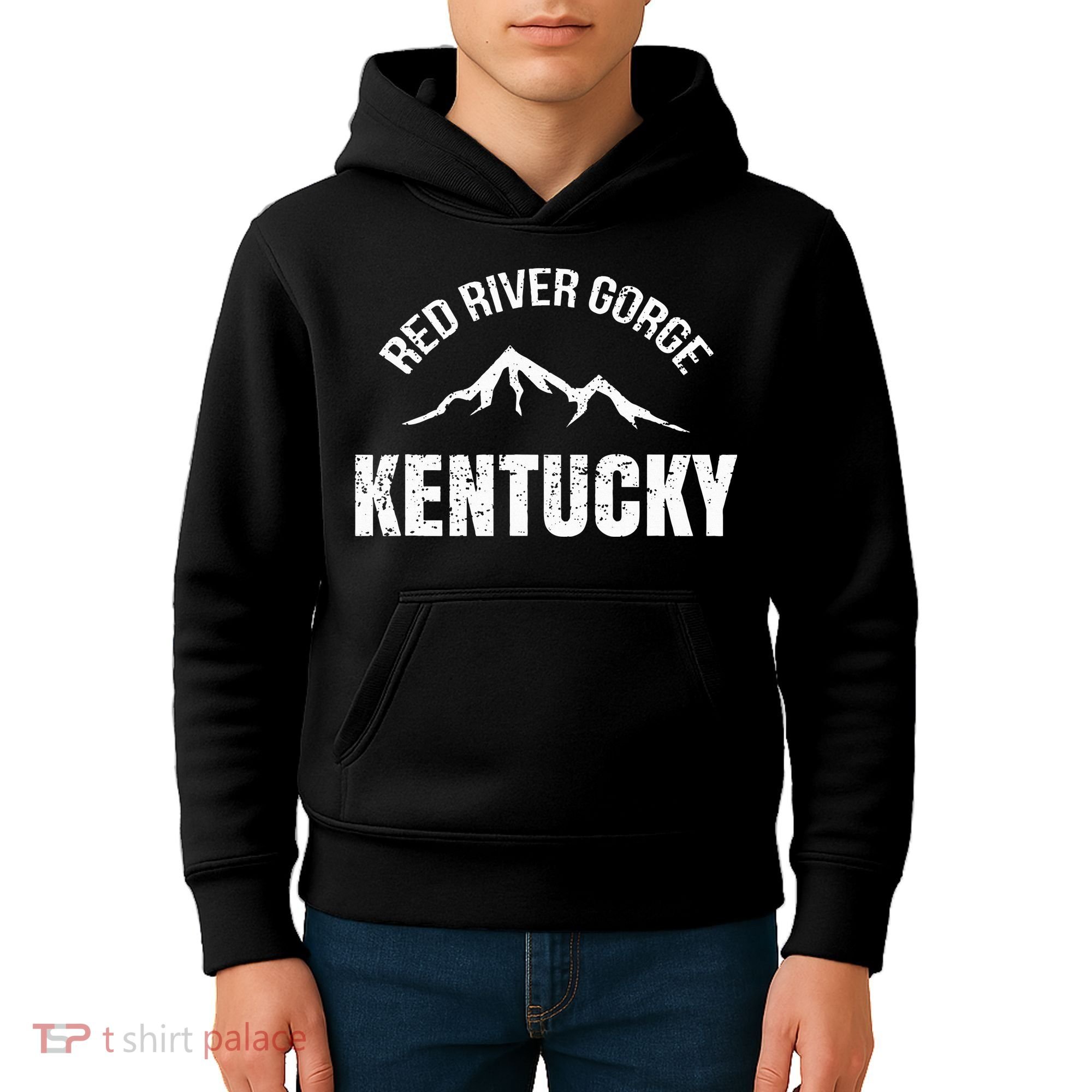 Kentucky Red River Gorge Canyon Daniel Boone Kids Hoodie