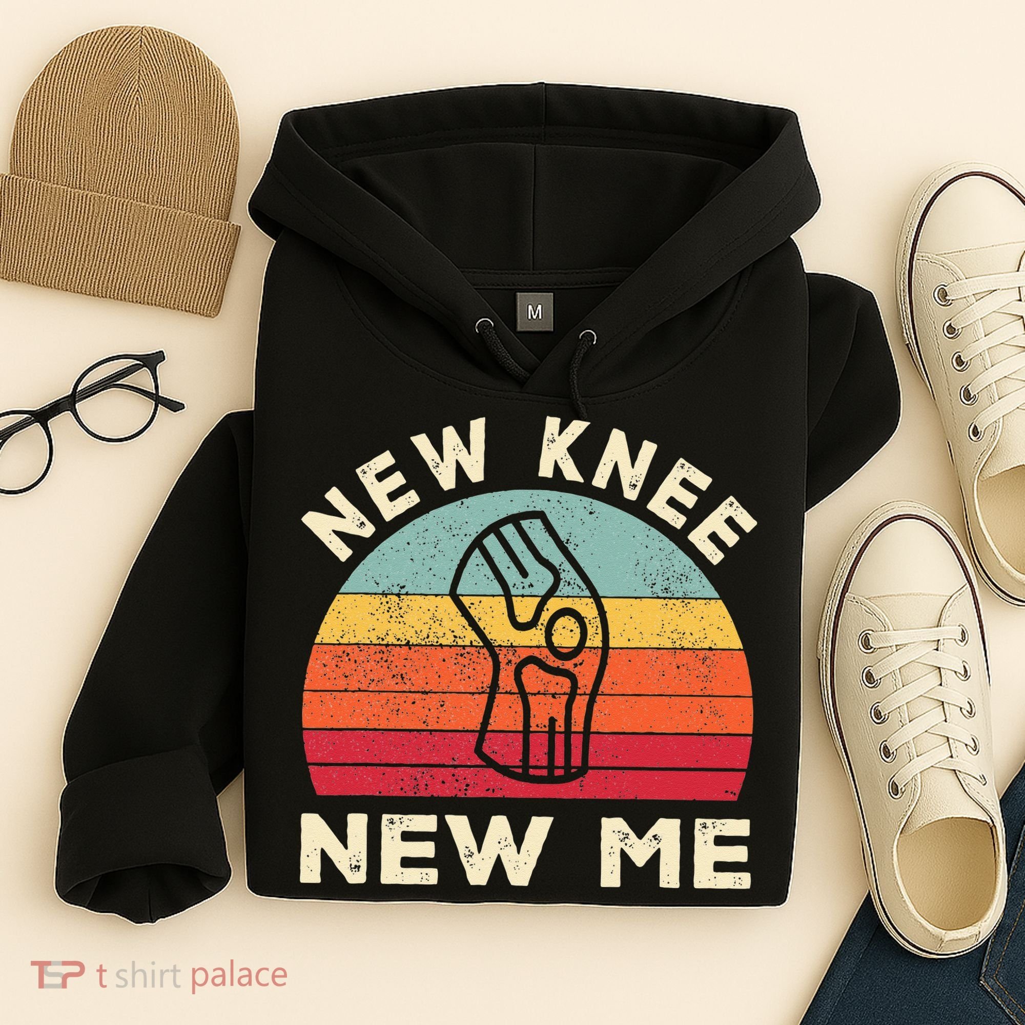 Knee Replacement Recovery New Knee New Me Hoodie