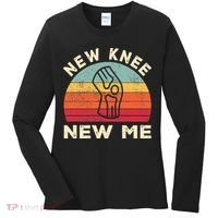 Knee Replacement Recovery New Knee New Me Women's Long Sleeve Shirt thumb 0