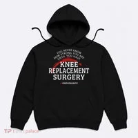 Knee Replacement Surgery Recovery Get Well Hoodie thumb 0