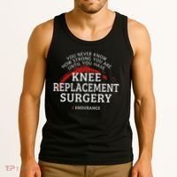 Knee Replacement Surgery Recovery Get Well Tank Top thumb 3