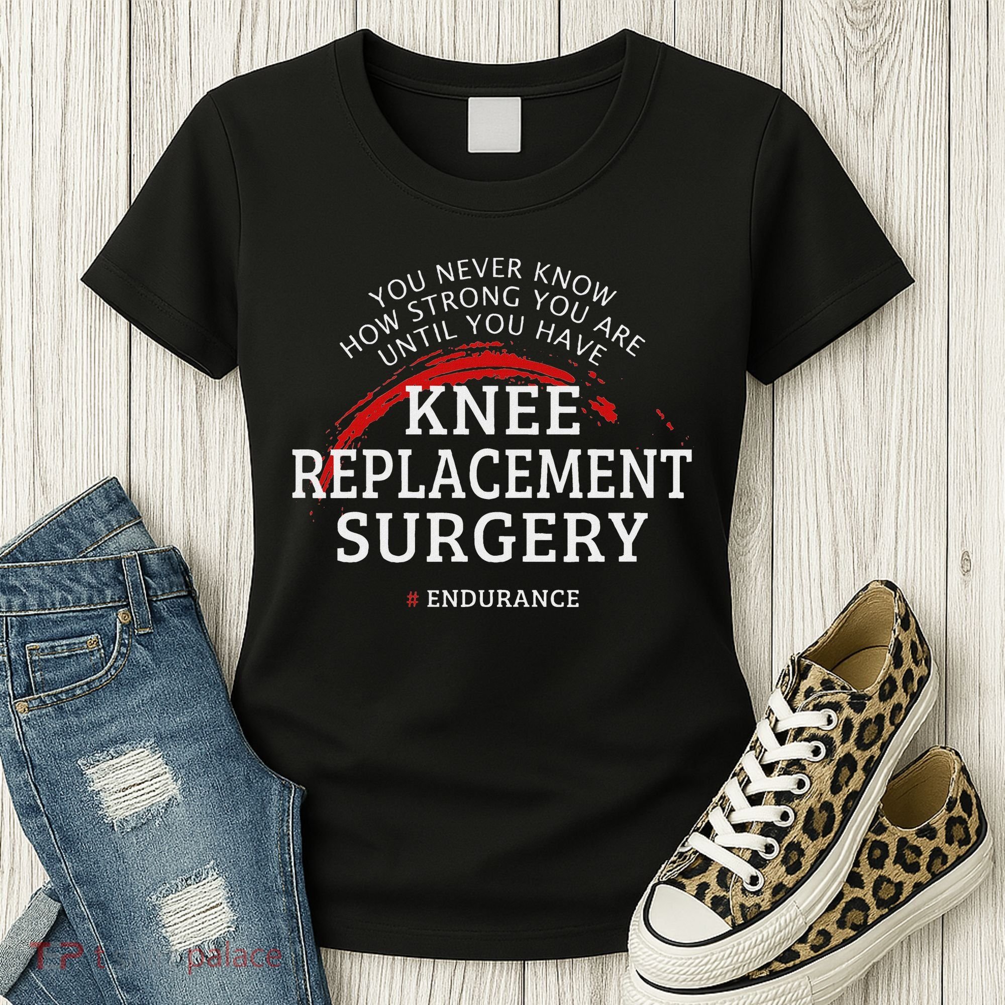Knee Replacement Surgery Recovery Get Well Women's T-Shirt