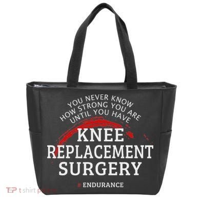 Knee Replacement Surgery Recovery Get Well Tote Bag