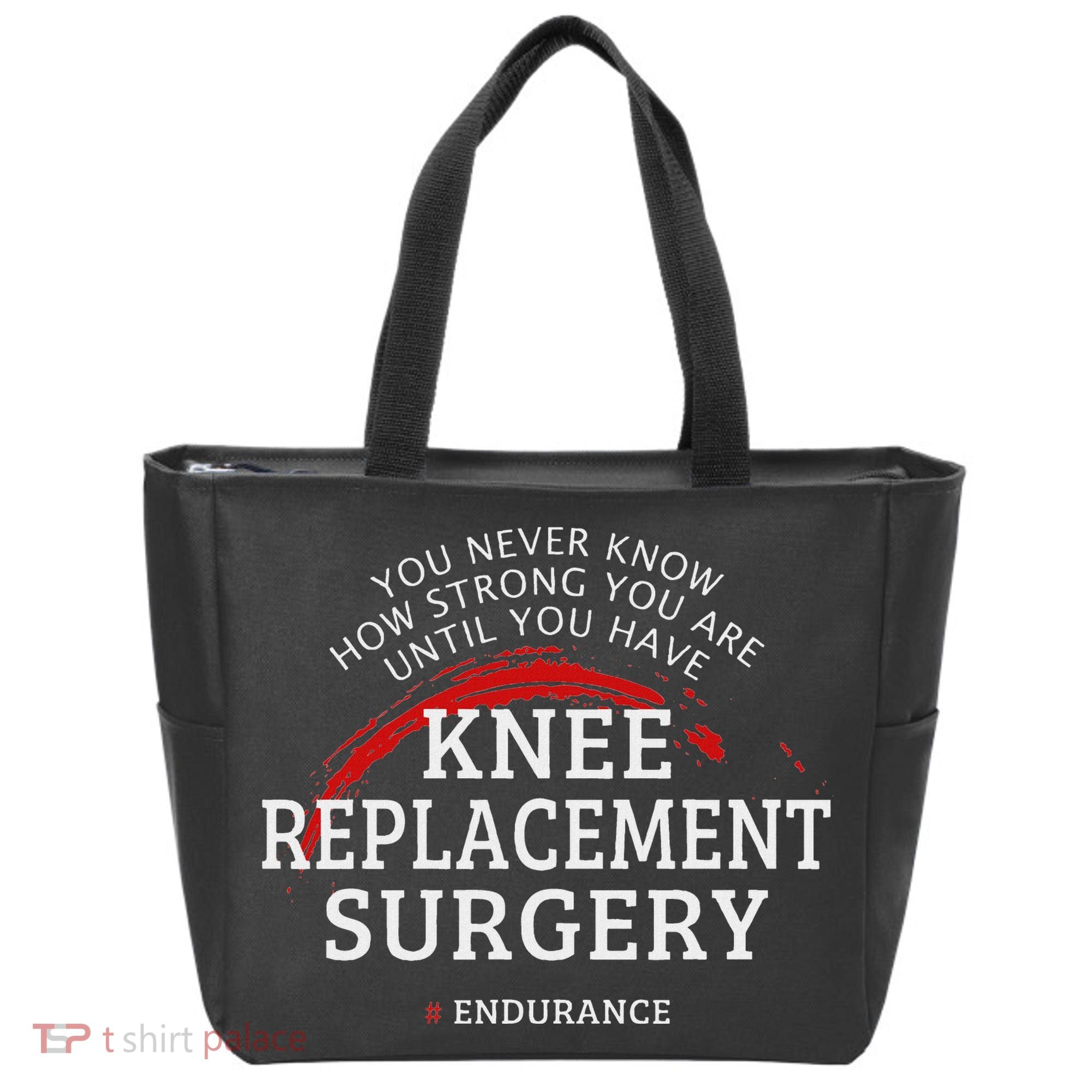 Knee Replacement Surgery Recovery Get Well Tote Bag