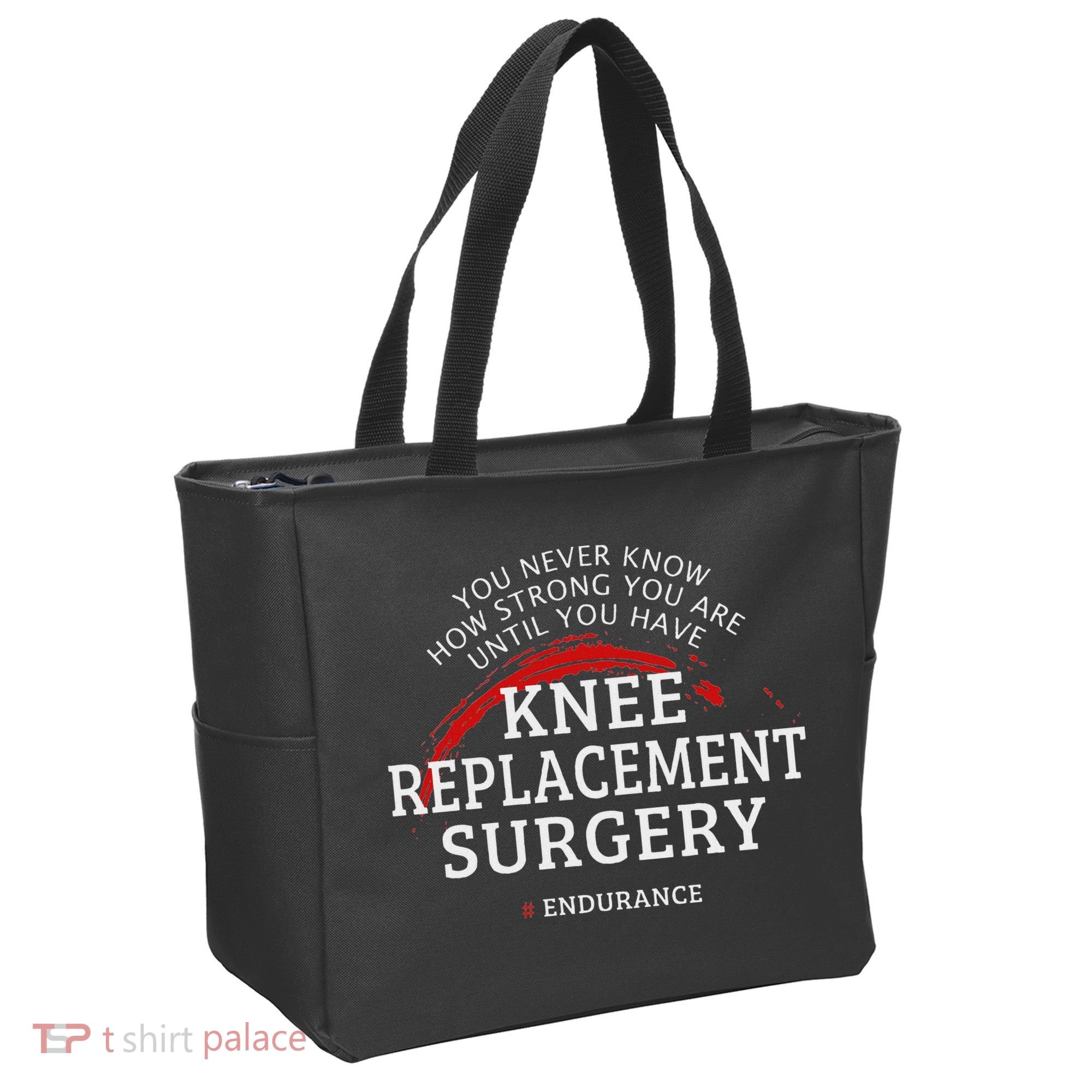 Knee Replacement Surgery Recovery Get Well Tote Bag