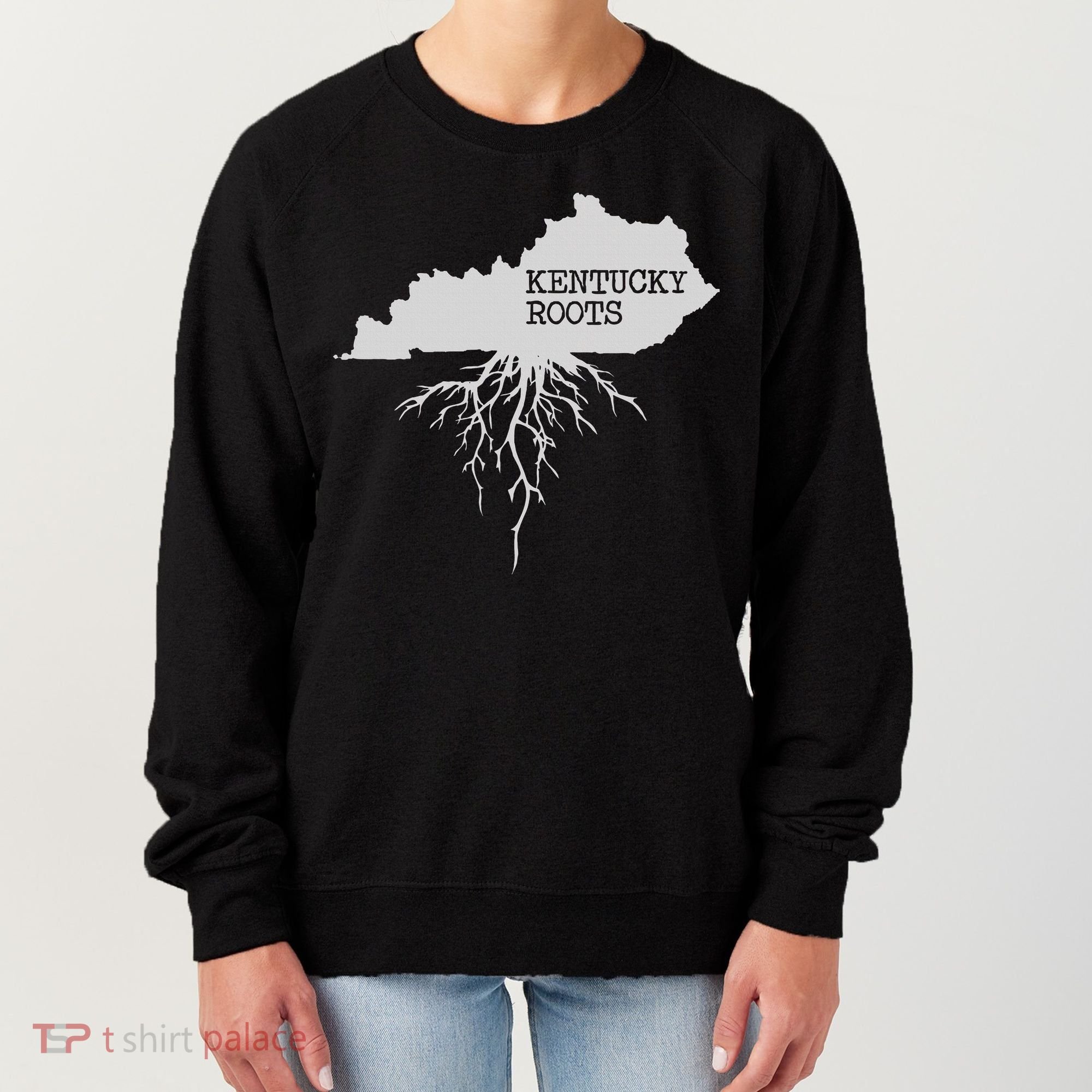 Kentucky Roots State Of Kentucky Map Women's Sweatshirt