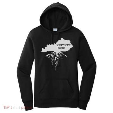 Kentucky Roots State Of Kentucky Map Women's Hoodie