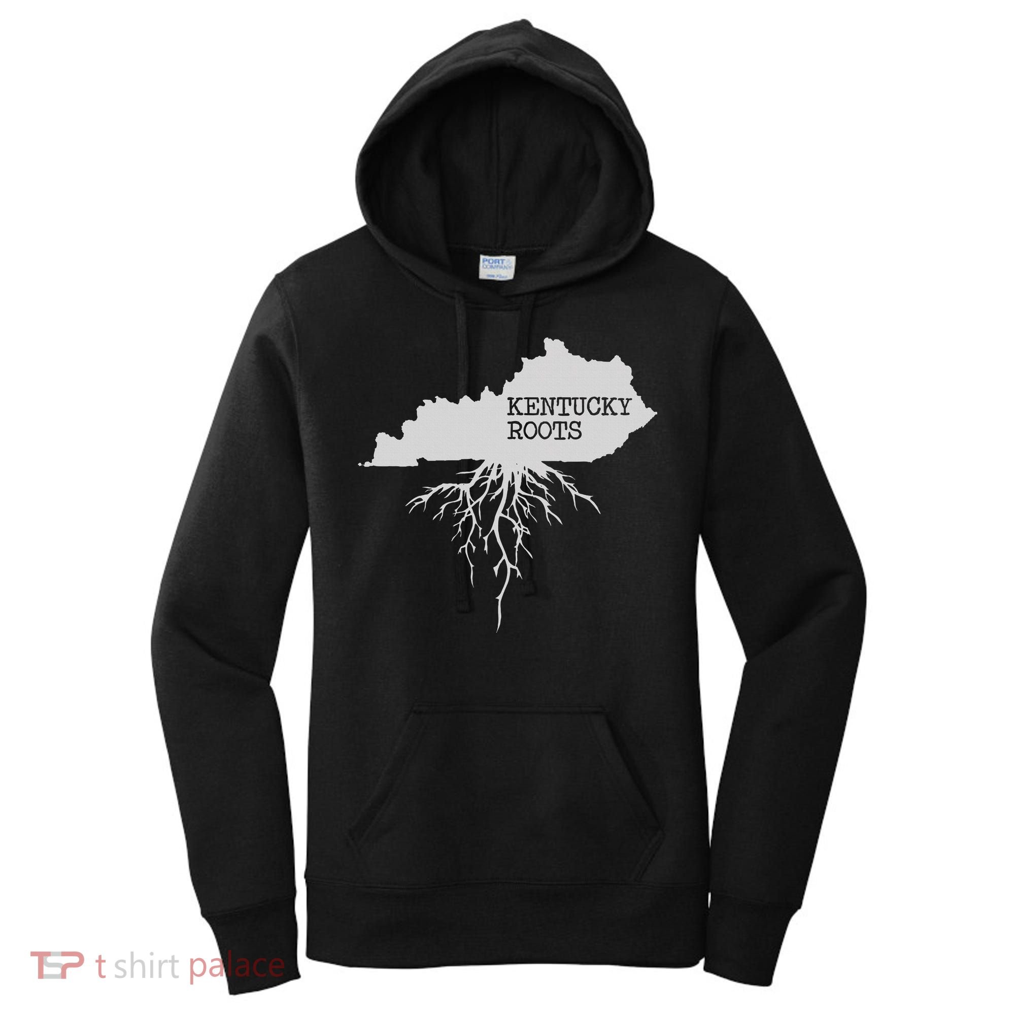 Kentucky Roots State Of Kentucky Map Women's Hoodie