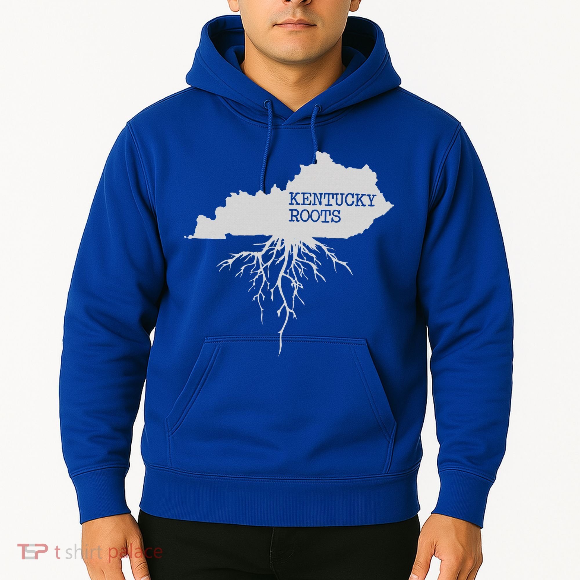 Kentucky Roots State Of Kentucky Map Hoodie