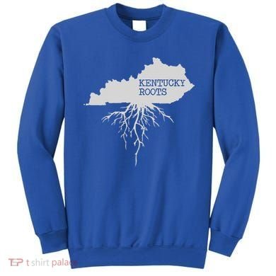 Kentucky Roots State Of Kentucky Map Sweatshirt