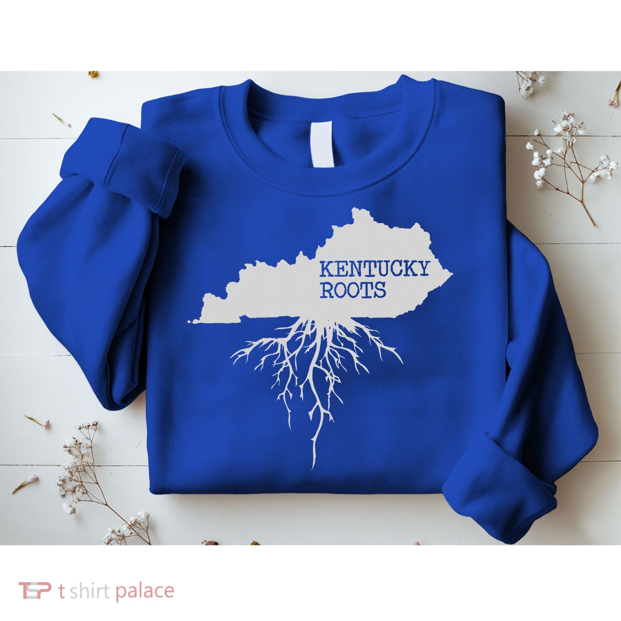 Kentucky Roots State Of Kentucky Map Sweatshirt