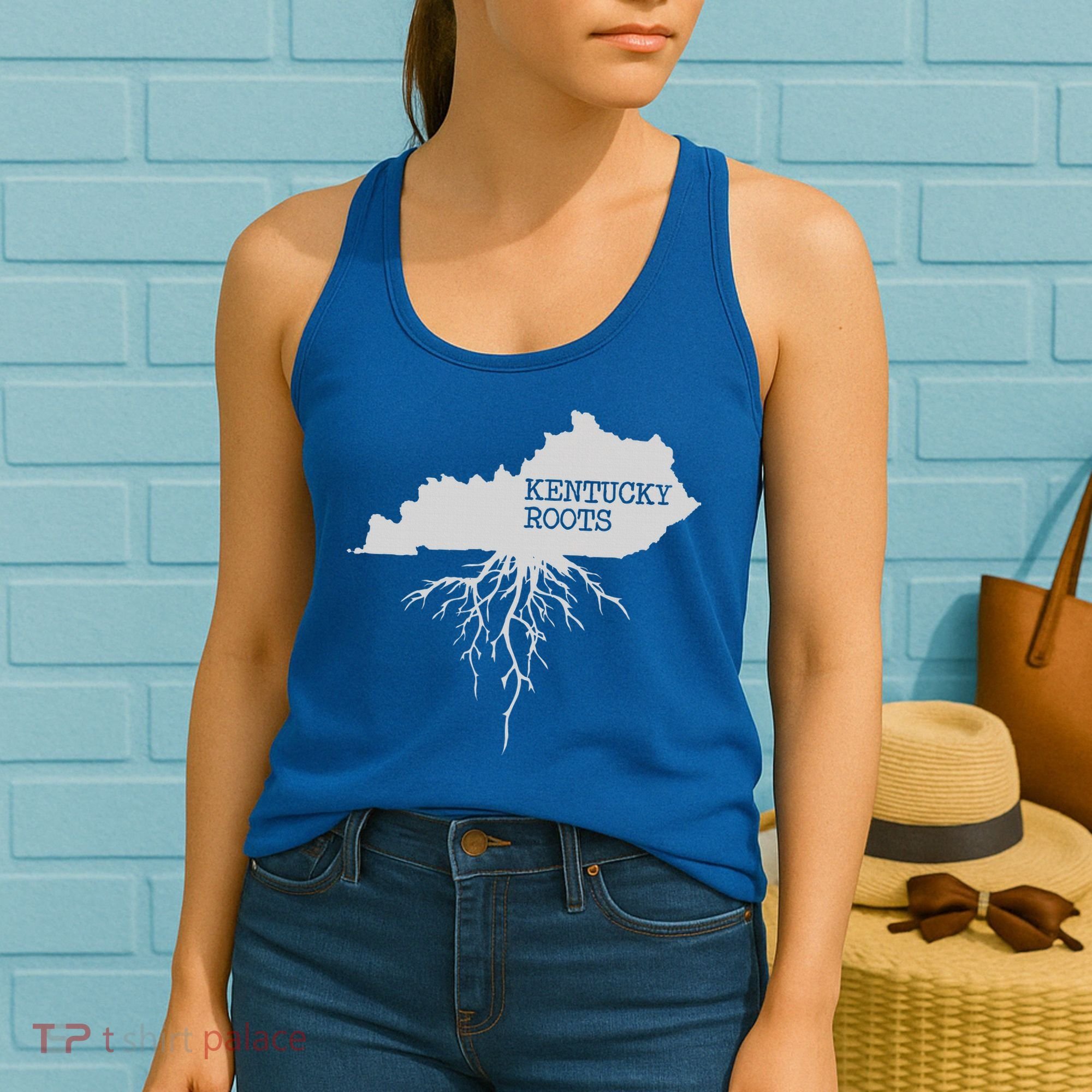 Kentucky Roots State Of Kentucky Map Women's Tank Top