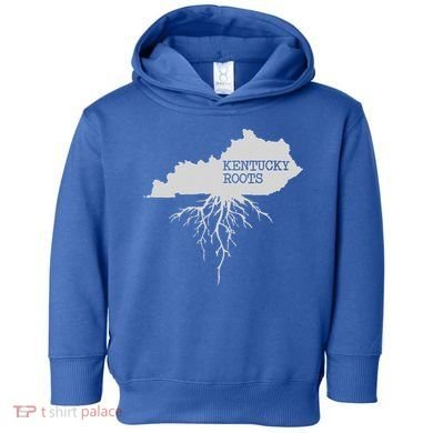 Kentucky Roots State Of Kentucky Map Toddler Hoodie