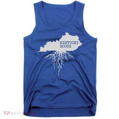 Kentucky Roots State Of Kentucky Map Tank Top