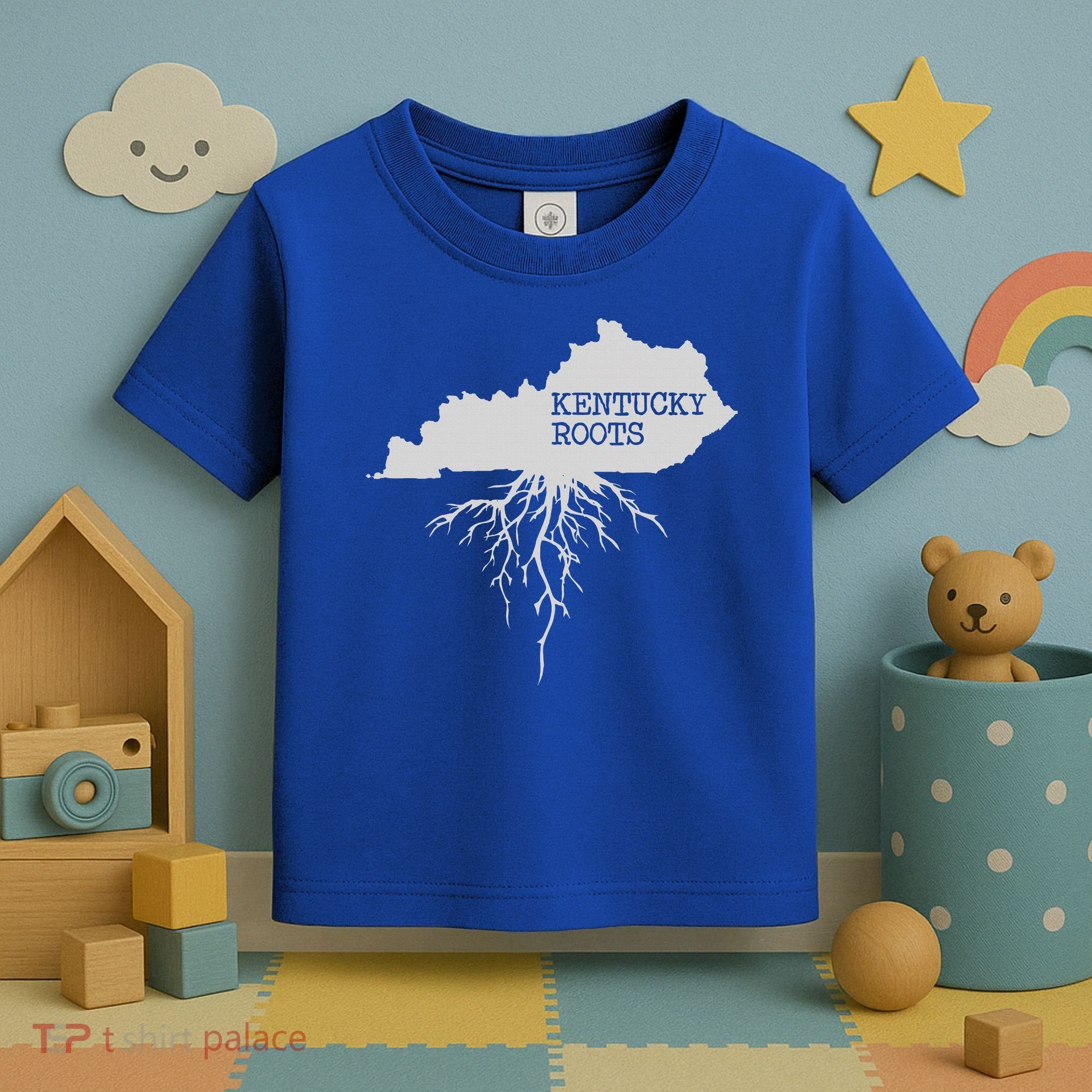 Kentucky Roots State Of Kentucky Map Toddler T-Shirt