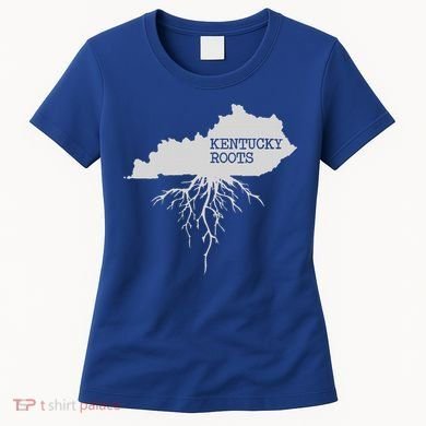 Kentucky Roots State Of Kentucky Map Women's T-Shirt