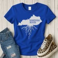 Kentucky Roots State Of Kentucky Map Women's T-Shirt thumb 3